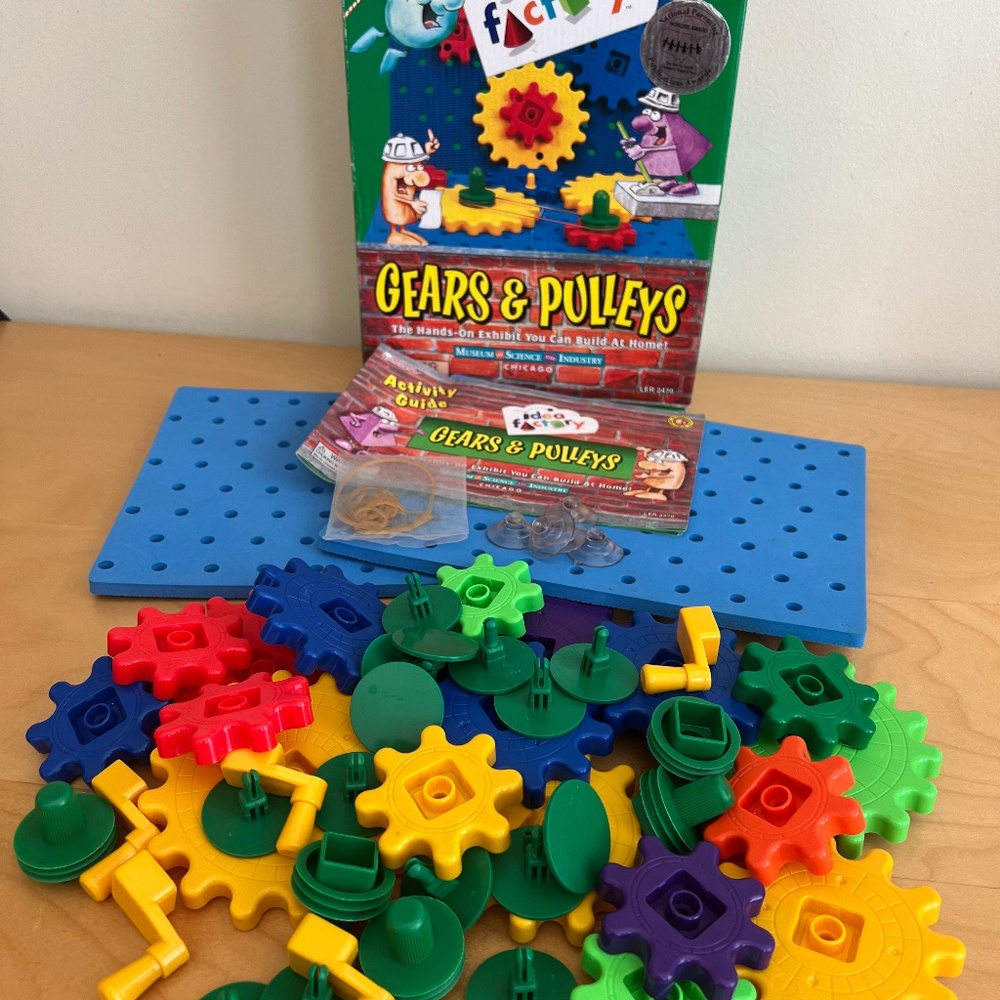 Learning Resources Idea Factory Gears & Pulleys Toy Age 6+